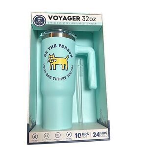 Life Is Good 32oz Insulated Tumbler Multicolor Dog Inspirational